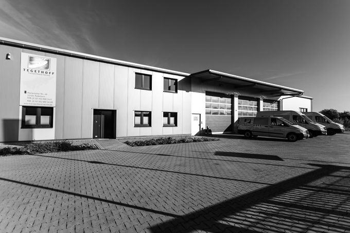 Tegethoff Transportband-Service in Paderborn Tegethoff Transportband-Service in Paderborn mit Furhpark auf dem Firmengelände