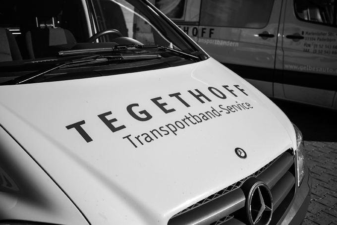 Firmenwagen Tegethoff Gelbes Auto